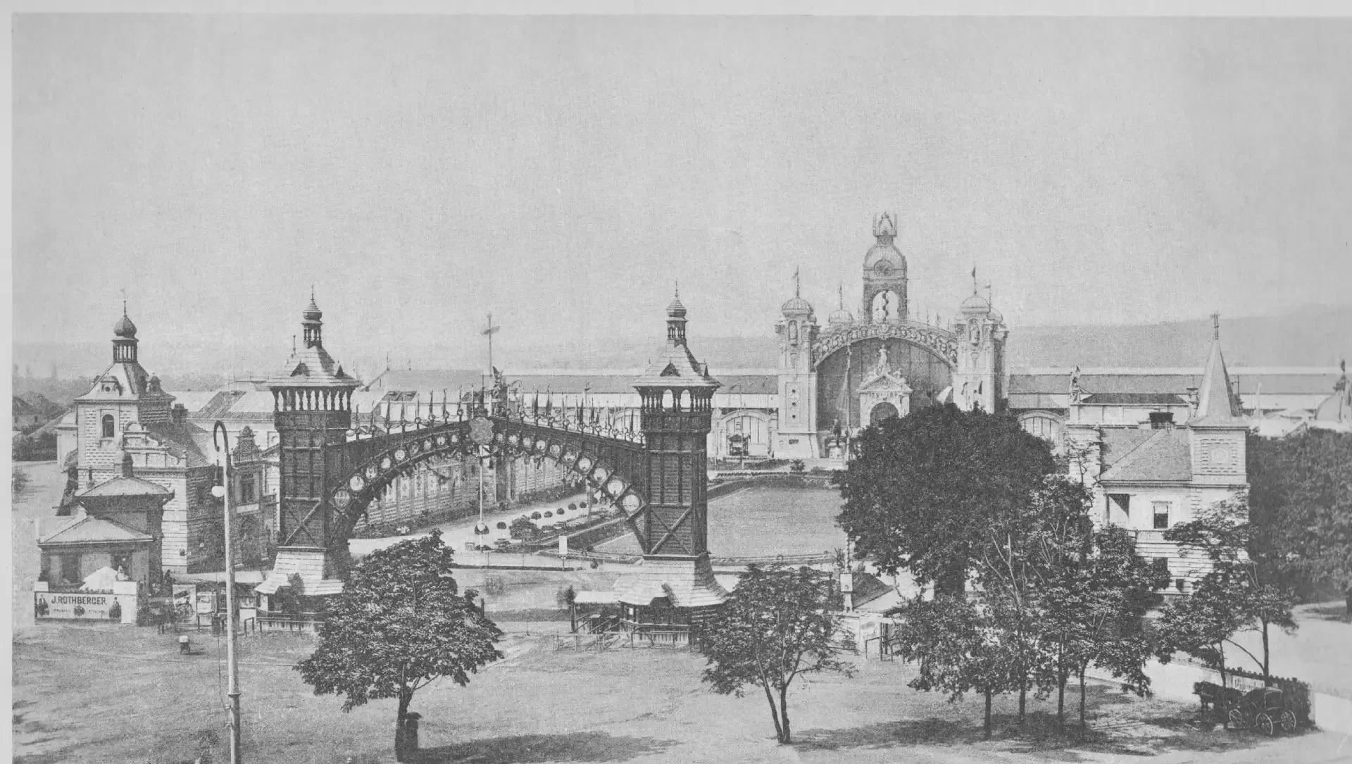 View of the exhibition grounds from the south