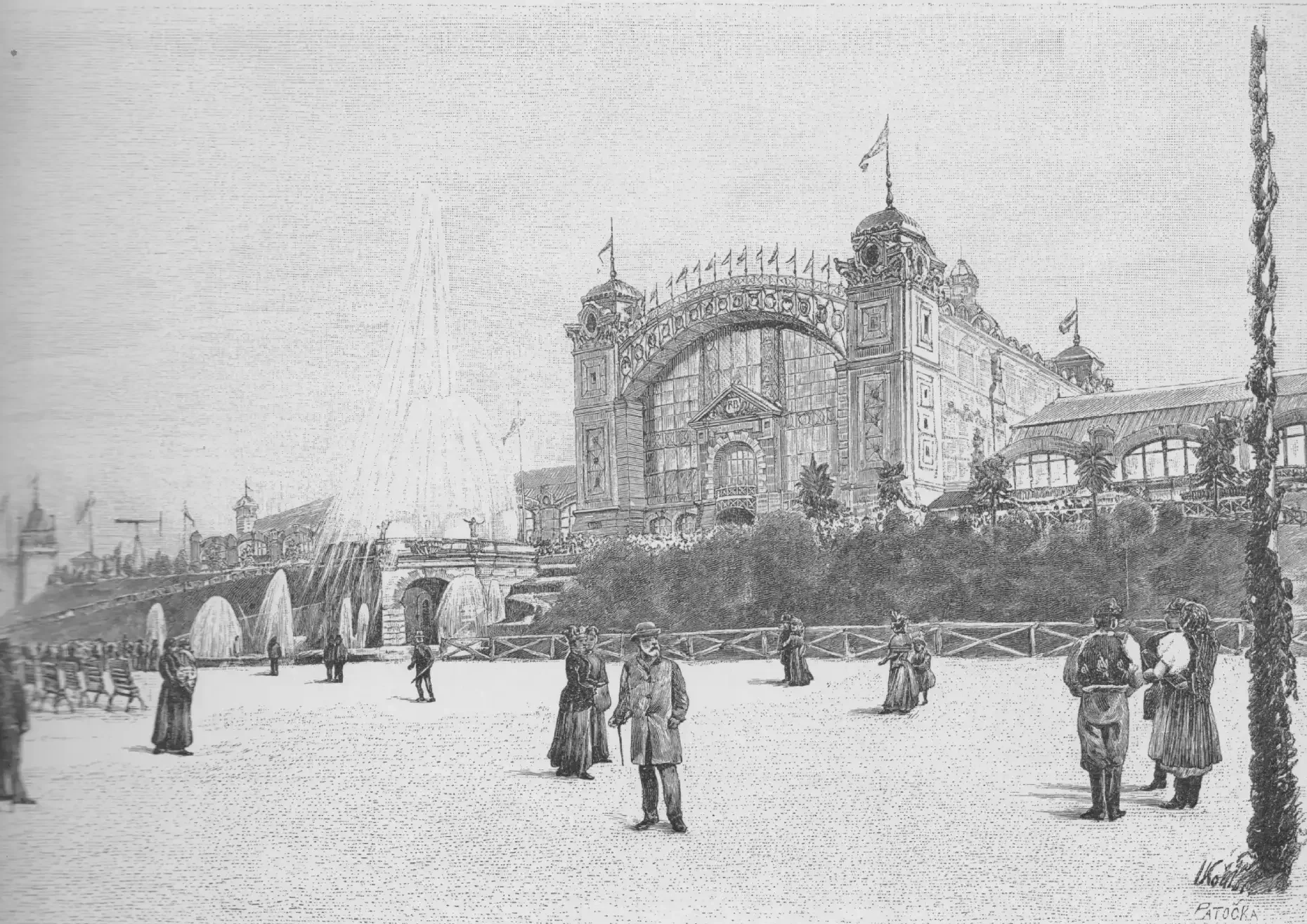 Industrial Palace from the north