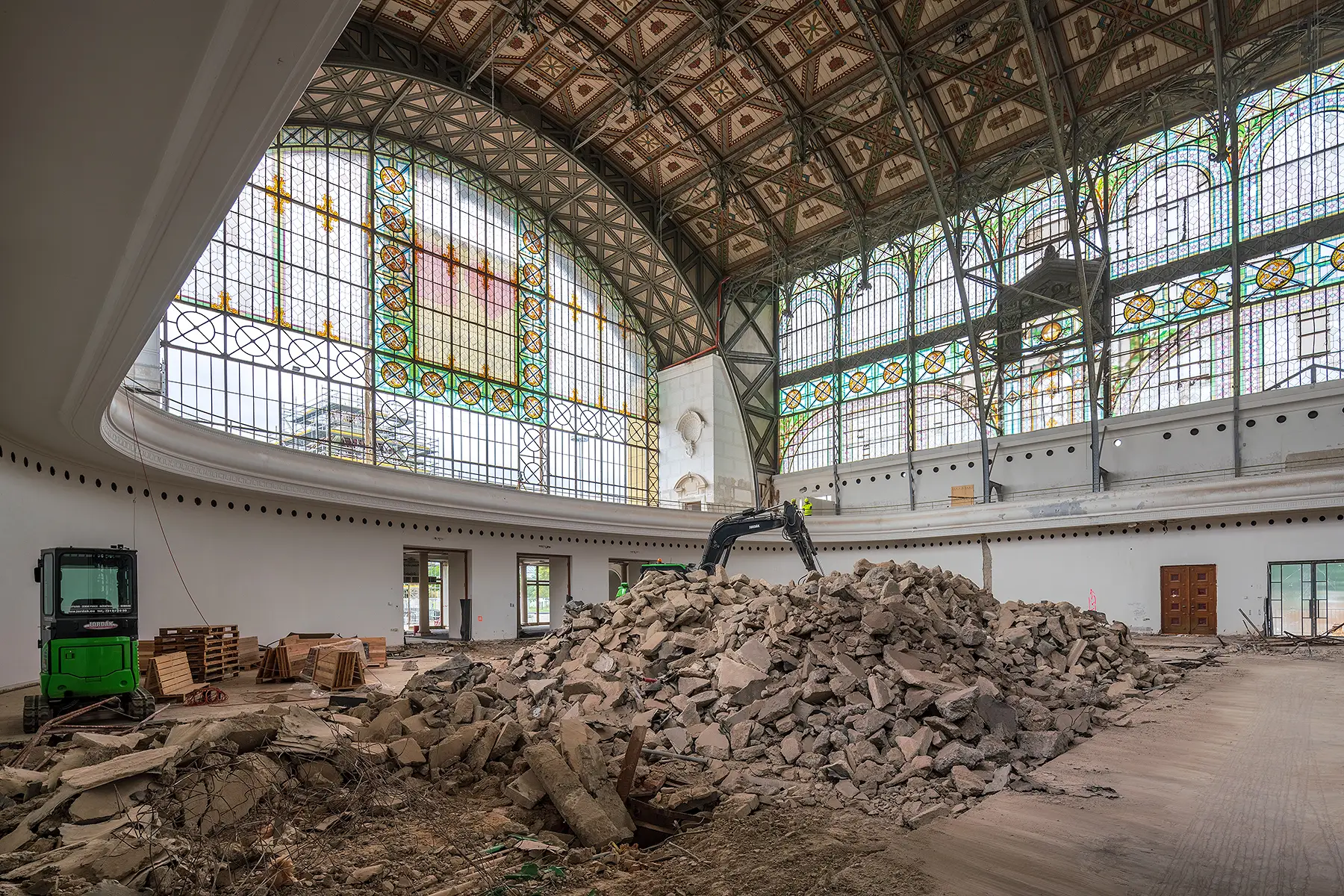 Central Hall of the Industrial Palace, June 2022